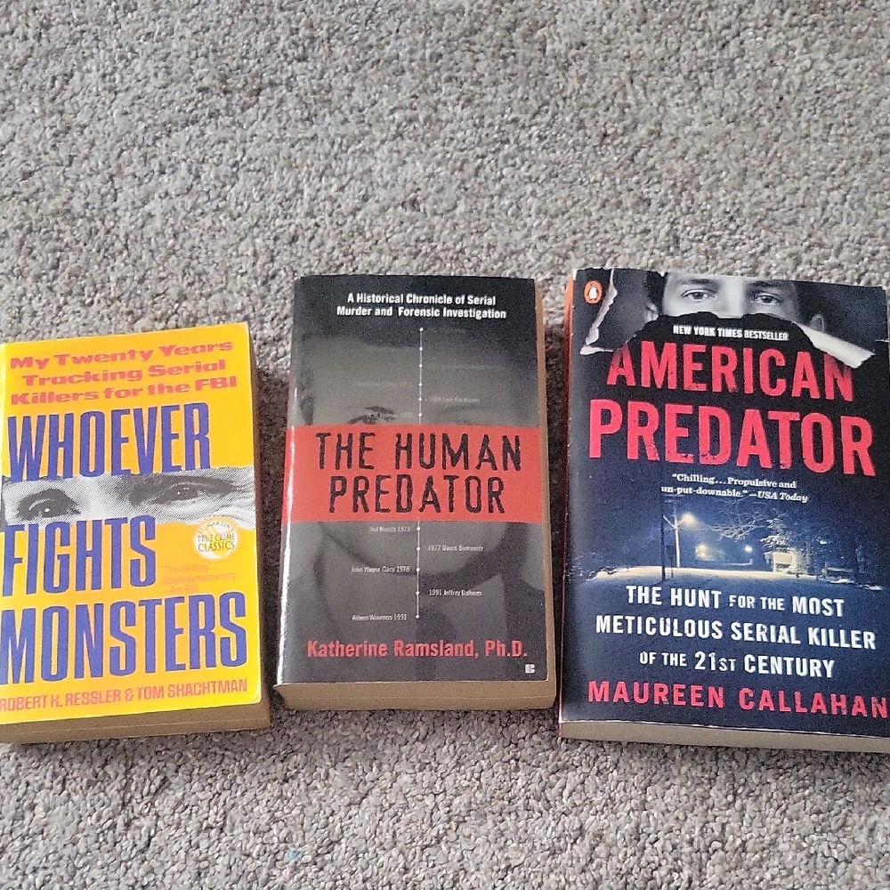Set of Three True Crime Books